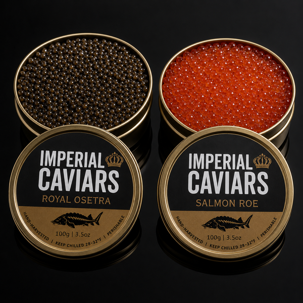 Salmon Roe & Royal Osetra Caviar Bundle